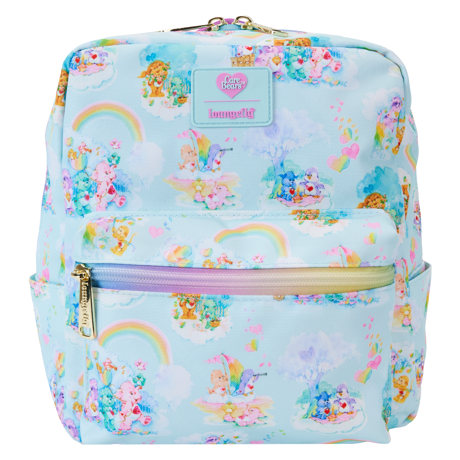 Care Bear Cousins All-Over Print Nylon Square Mini Backpack 