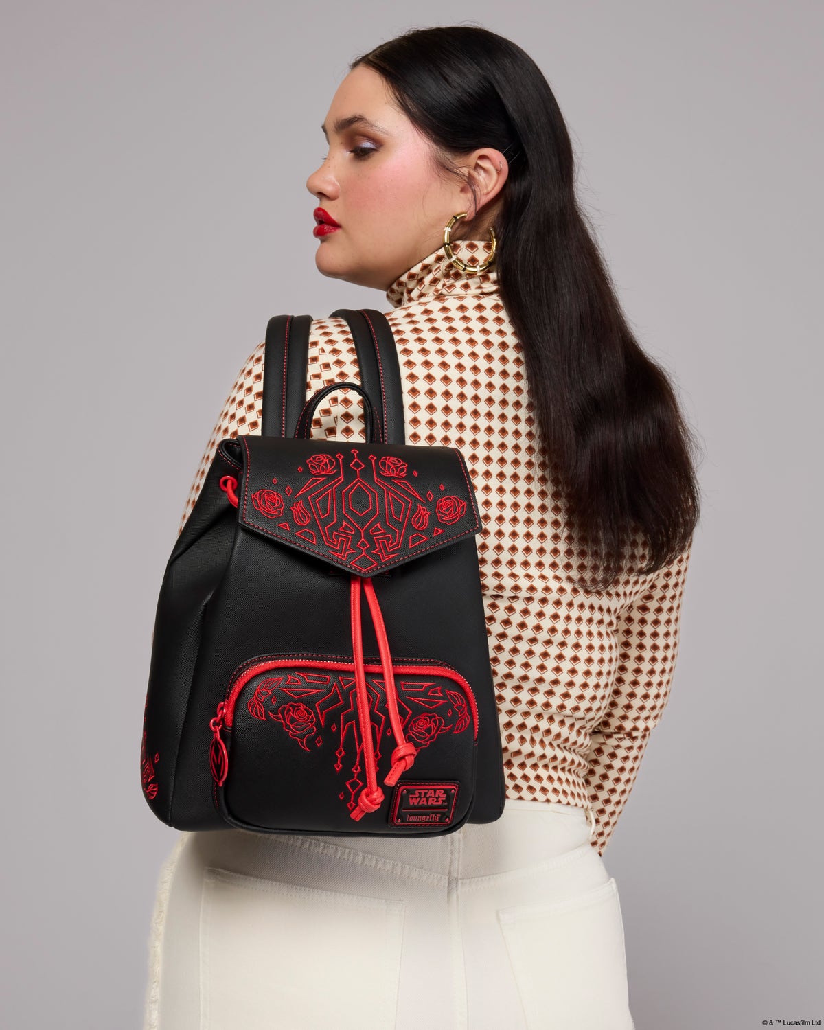 Loungefly x Disney Star Wars Darth Maul Villains Mini Backpack Star Wars The Phantom Menace 25th Anniversary Darth Maul  main image 4
