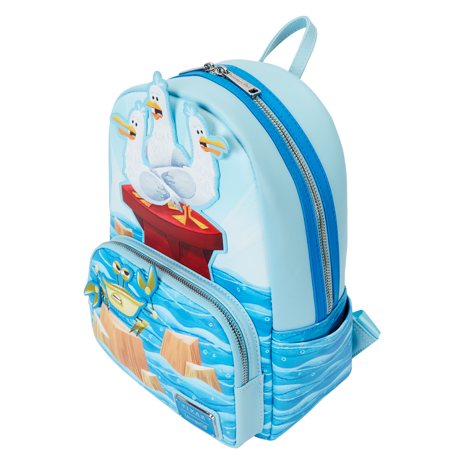 Disney Pixar Loungefly Finding Nemo Talking Seagulls Mine Mine Mine Backpack NWT NWT Loungefly Finding Nemo Seagulls Mine Mine Mine Mini  main image 3