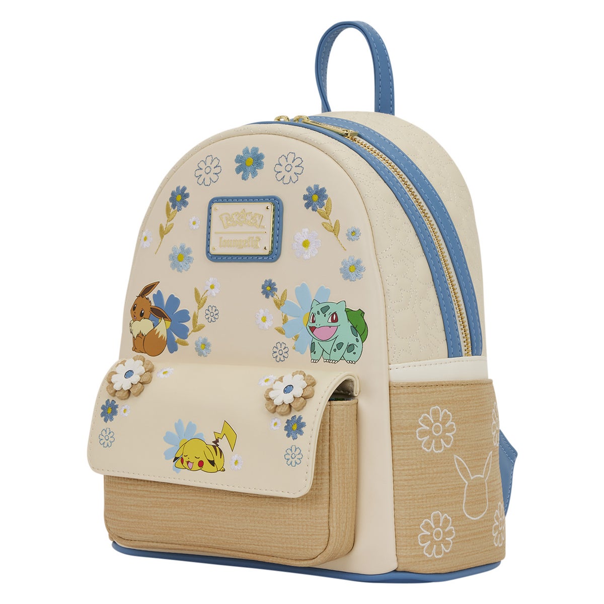 Loungefly Pokemon Sleeping Floral Mini Backpack Loungefly Pokémon Sleeping Floral Mini Backpack & Wallet Set  main image 2
