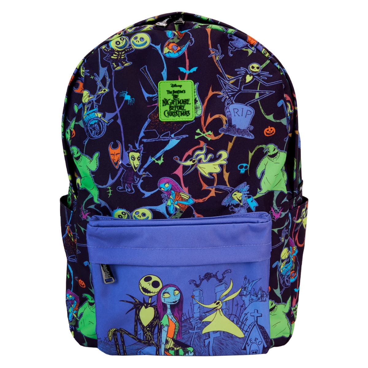 Nightmare Before Christmas Neon Glow All-Over Print Nylon  display picture 3