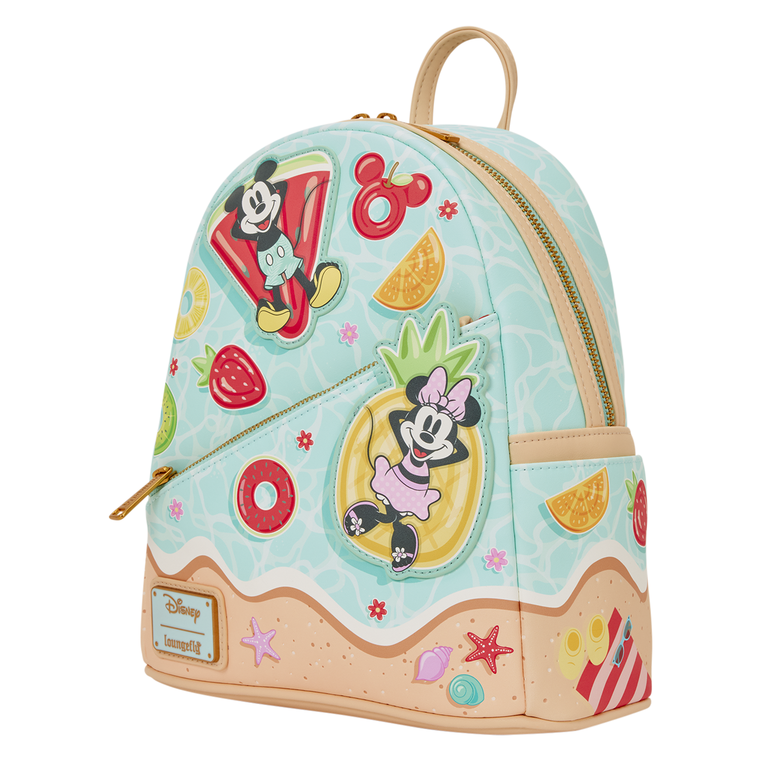 Mickey Mouse Glitter Sequin Convertible Mini Backpack 