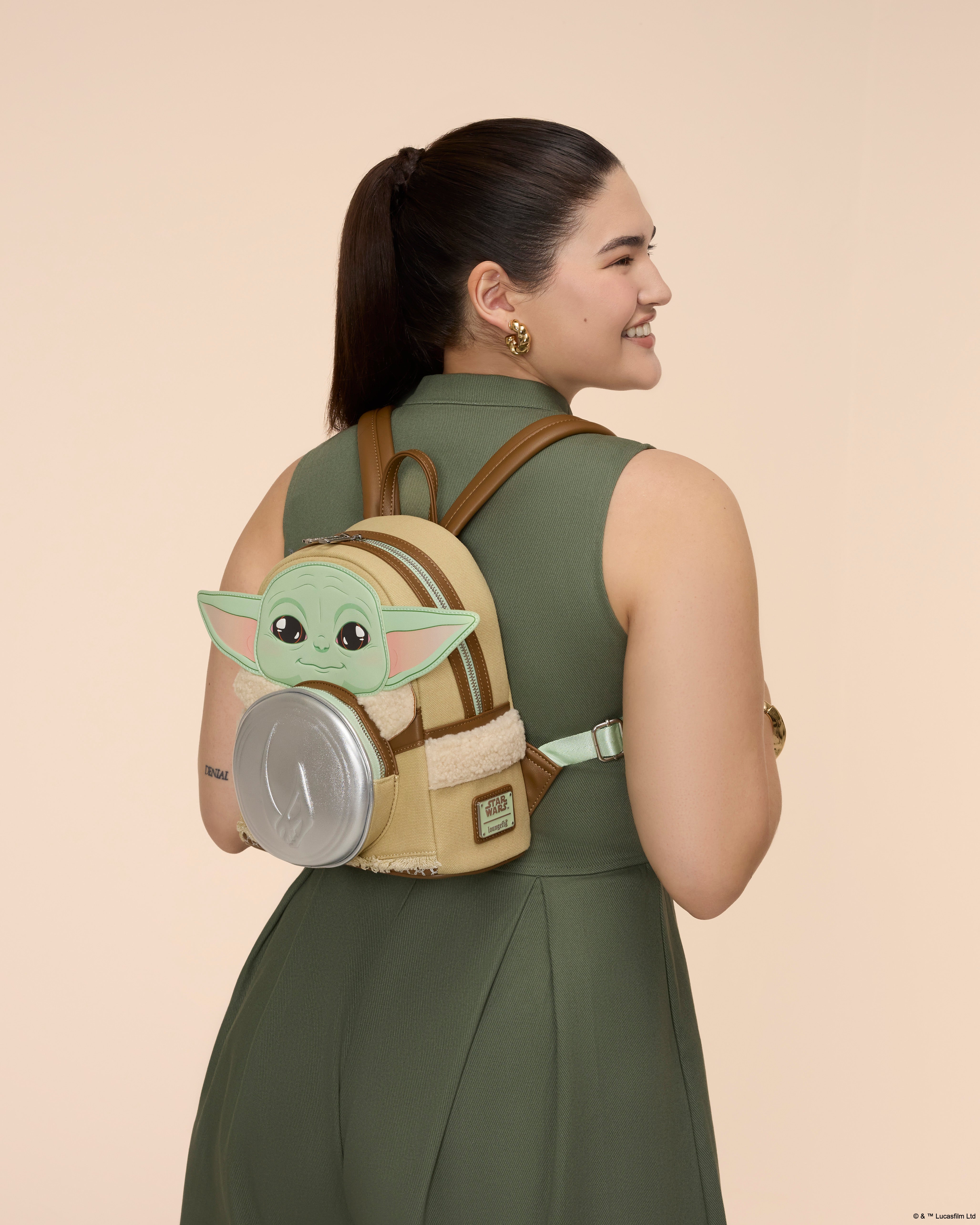 STAR WARS The Mandalorian Grogu & Anzellan Mini Backpack | Three