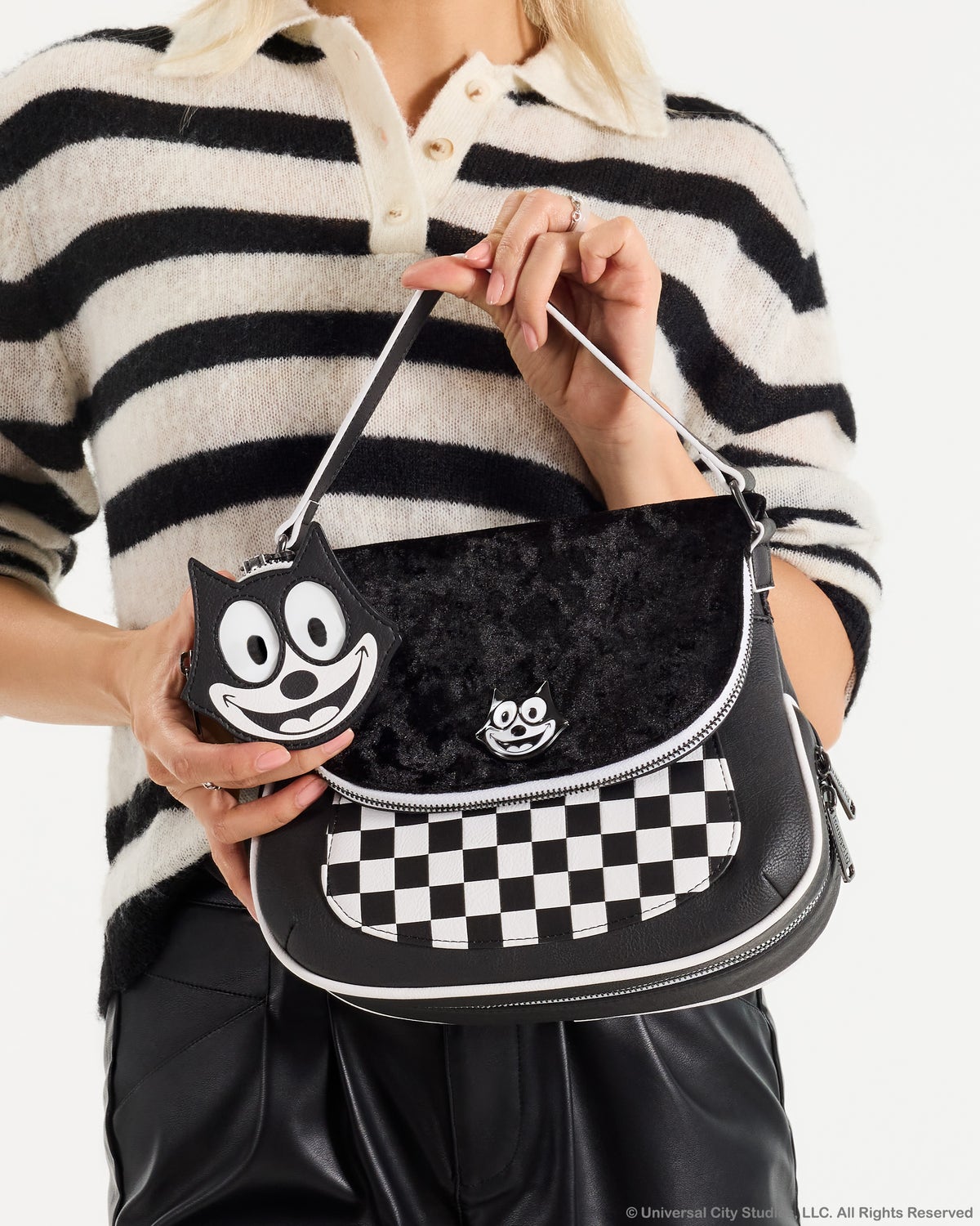 Felix the Cat Crossbody Bag with Lenticular Coin Bag | Three  display picture 1