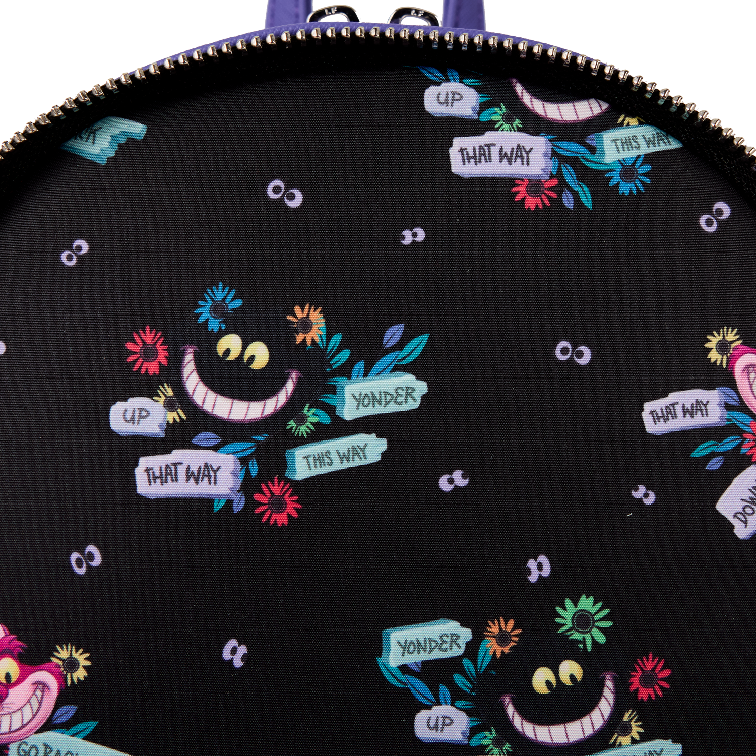 Alice in Wonderland Tulgey Wood Lenticular Mini Backpack | Three