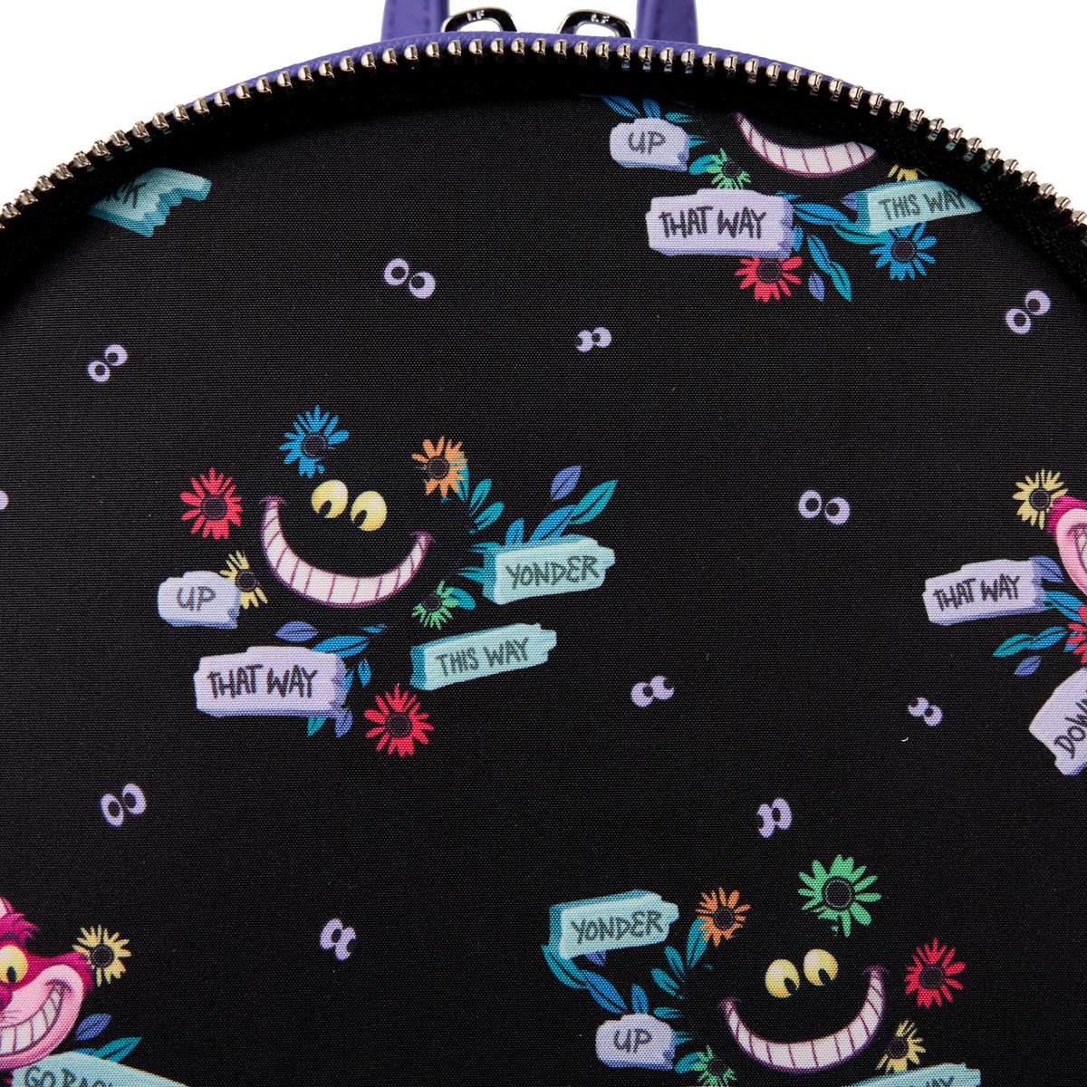 Alice in Wonderland Tulgey Wood Lenticular Mini Backpack | Three
