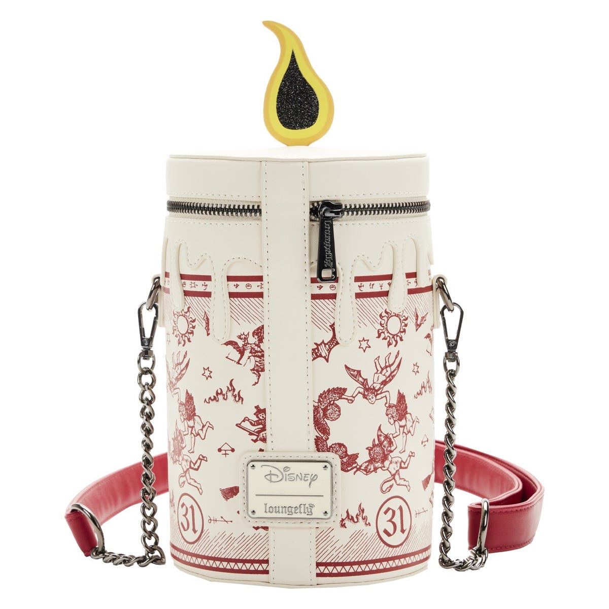 Hocus Pocus Black Flame Glow Candle Crossbody Bag | Three 