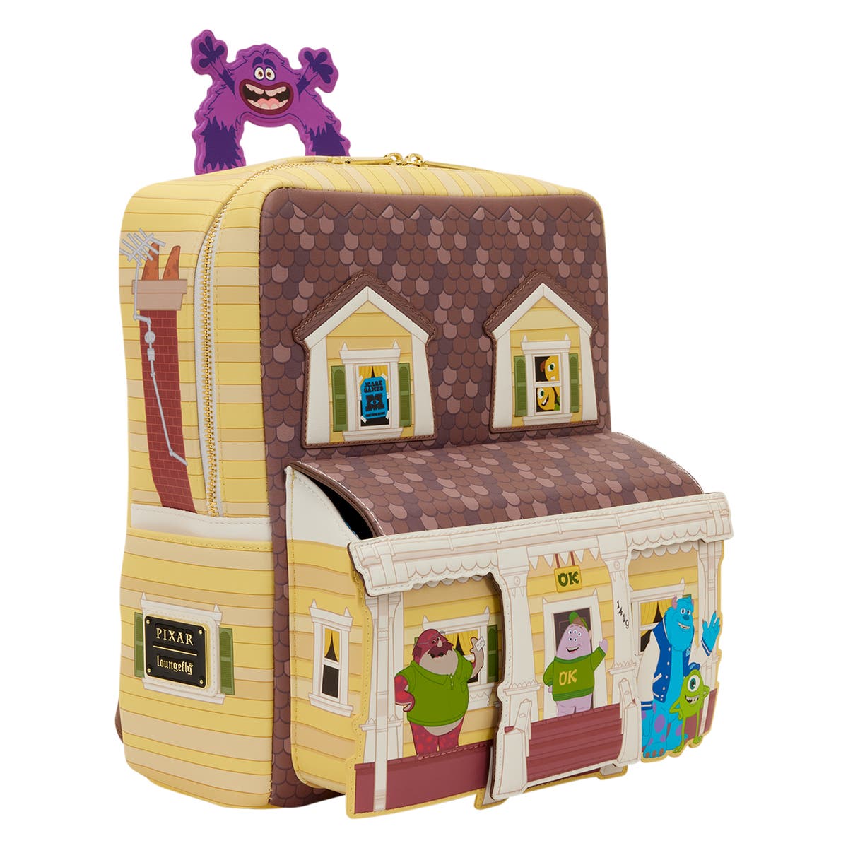 Monsters University Oozma Kappa House Figural Mini Backpack