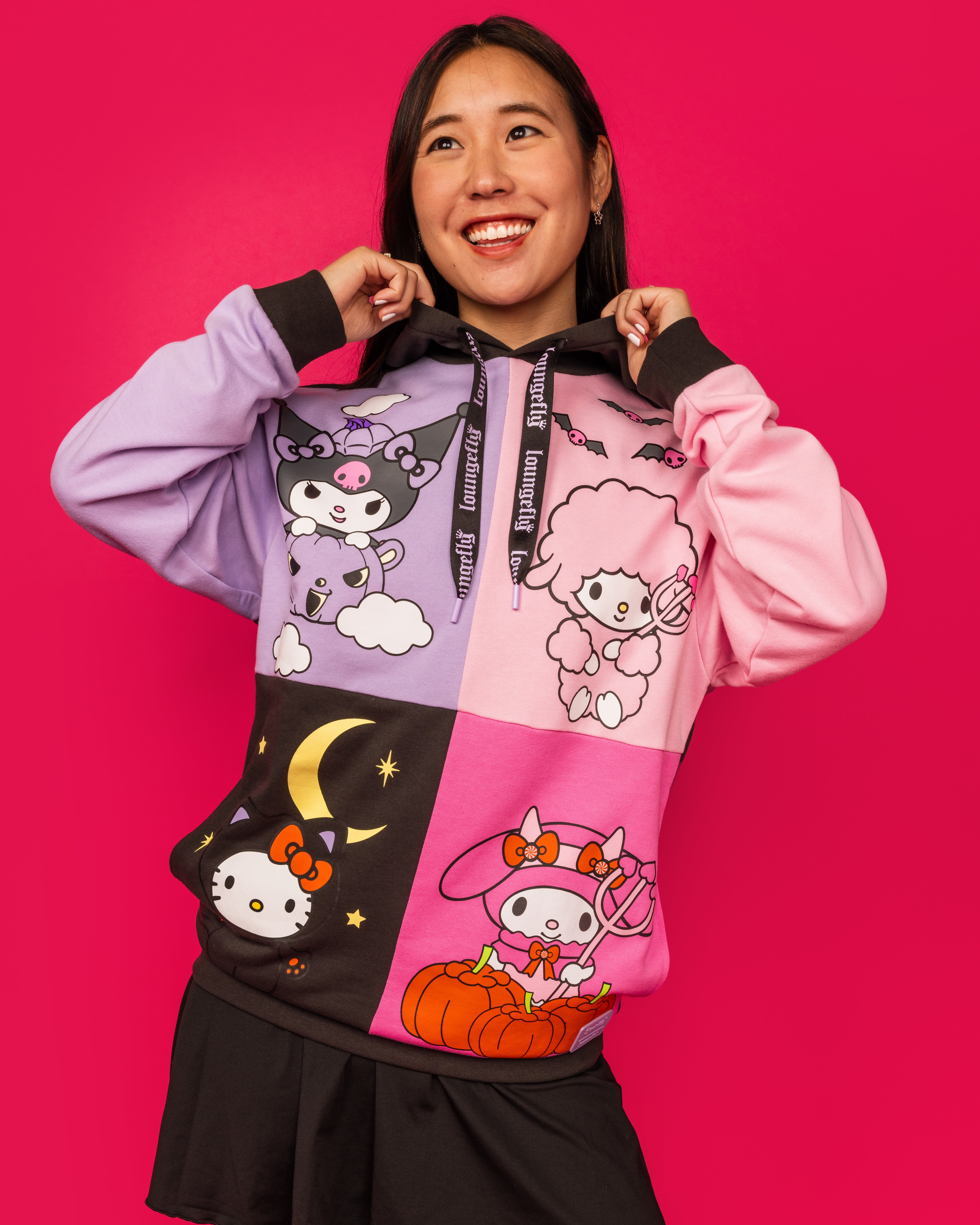 Sanrio Hello Kitty & Friends Costume Unisex Hoodie | Three Little