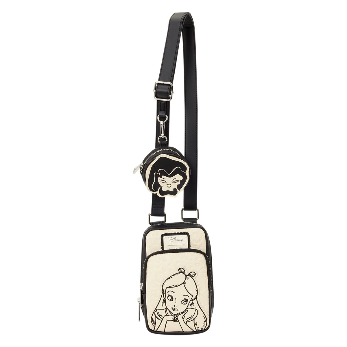 Alice in Wonderland Cell Phone Sling Crossbody Bag | Three Little