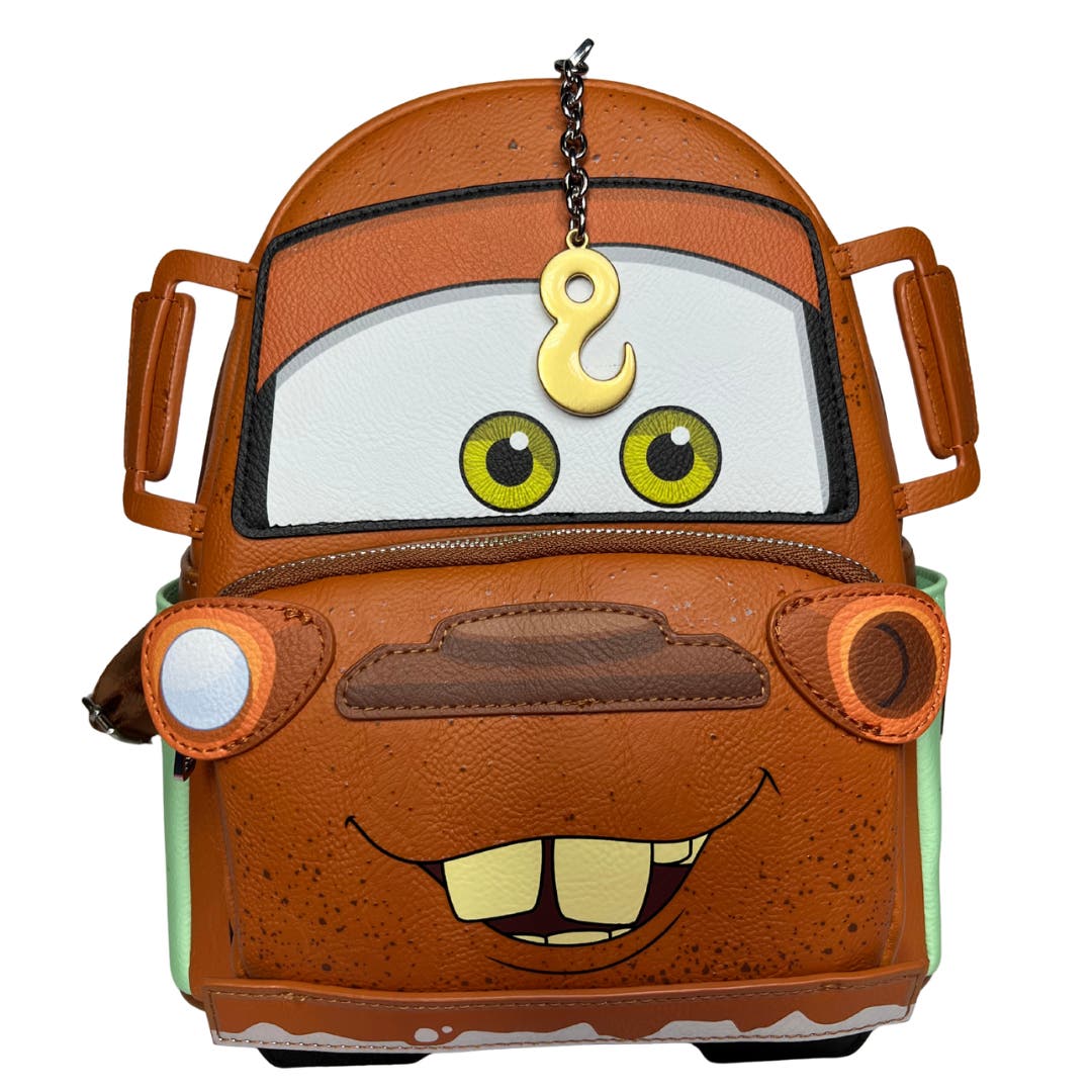 Loungefly Disney Pixar Cars Mater Cosplay Mini Backpack  display picture 3