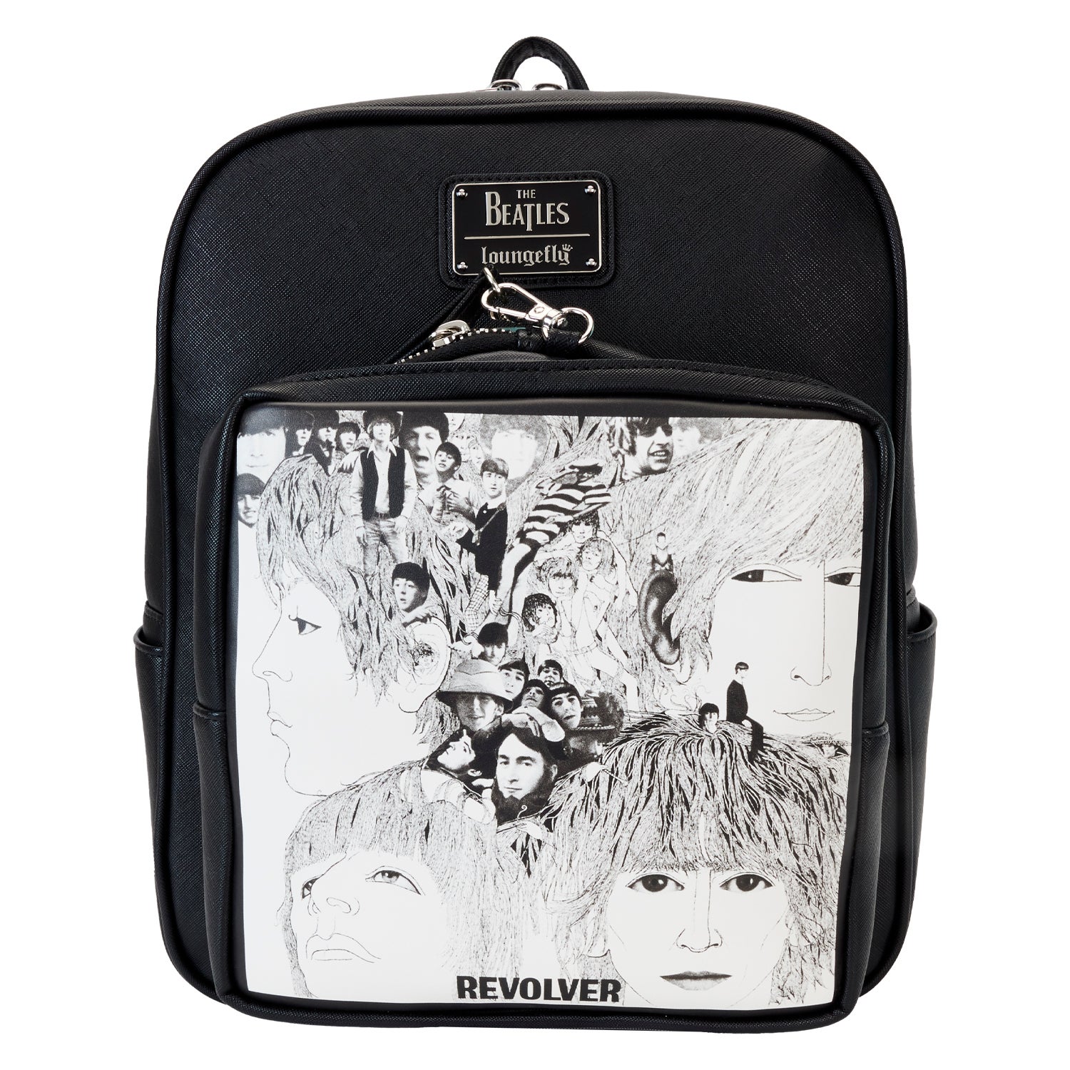 The Beatles Revolver Album Cover Mini Backpack with Record Coin