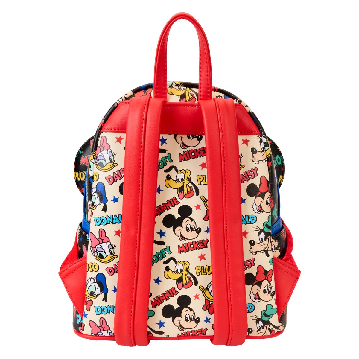 Loungefly Mickey & Friends Classic All-Over Print Mini Backpack w/ Ear Headband Mickey & Friends Classic All-Over Print Mini Backpack With  main image 4