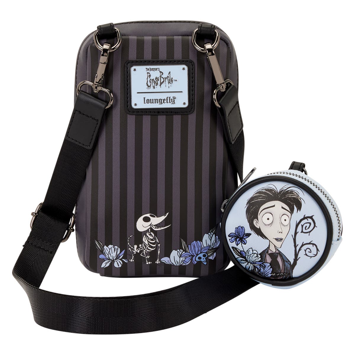 Corpse Bride Emily Sling Crossbody Bag with Coin Bag | Three