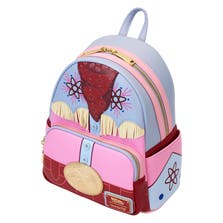 back to the future mini backpack Loungefly Universal Marty McFly Cosplay Backpa LF Lovers complements bold appliqu and embroidered detailing that echo Martys distinctive style Back to the Future Loungefly