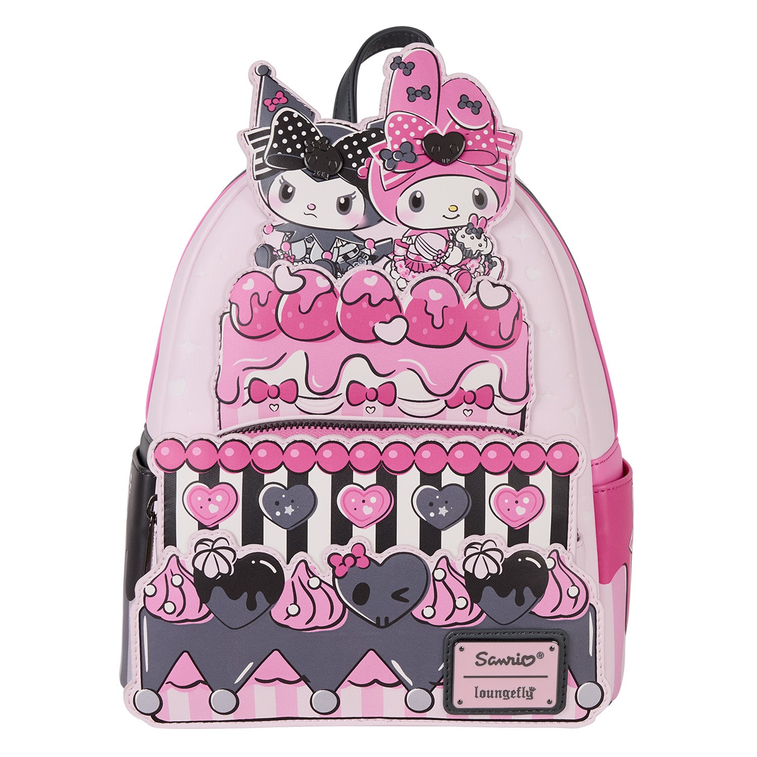Sanrio My Melody and Kuromi Cake Mini Backpack | Three Little Sanrio My Melody and Kuromi Cake Mini Backpack | Three Little