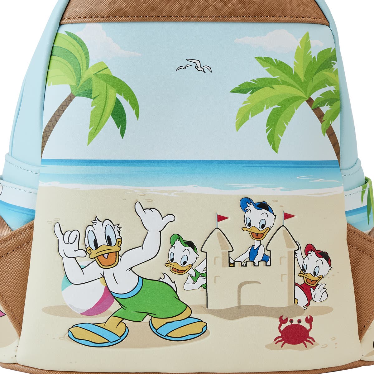 Loungefly Disney Mickey Mouse Friends Clothes Goofy Donald Duck Mini Backpack Loungefly x Disney Mickey Mouse & Friends Forward Backward  main image 4