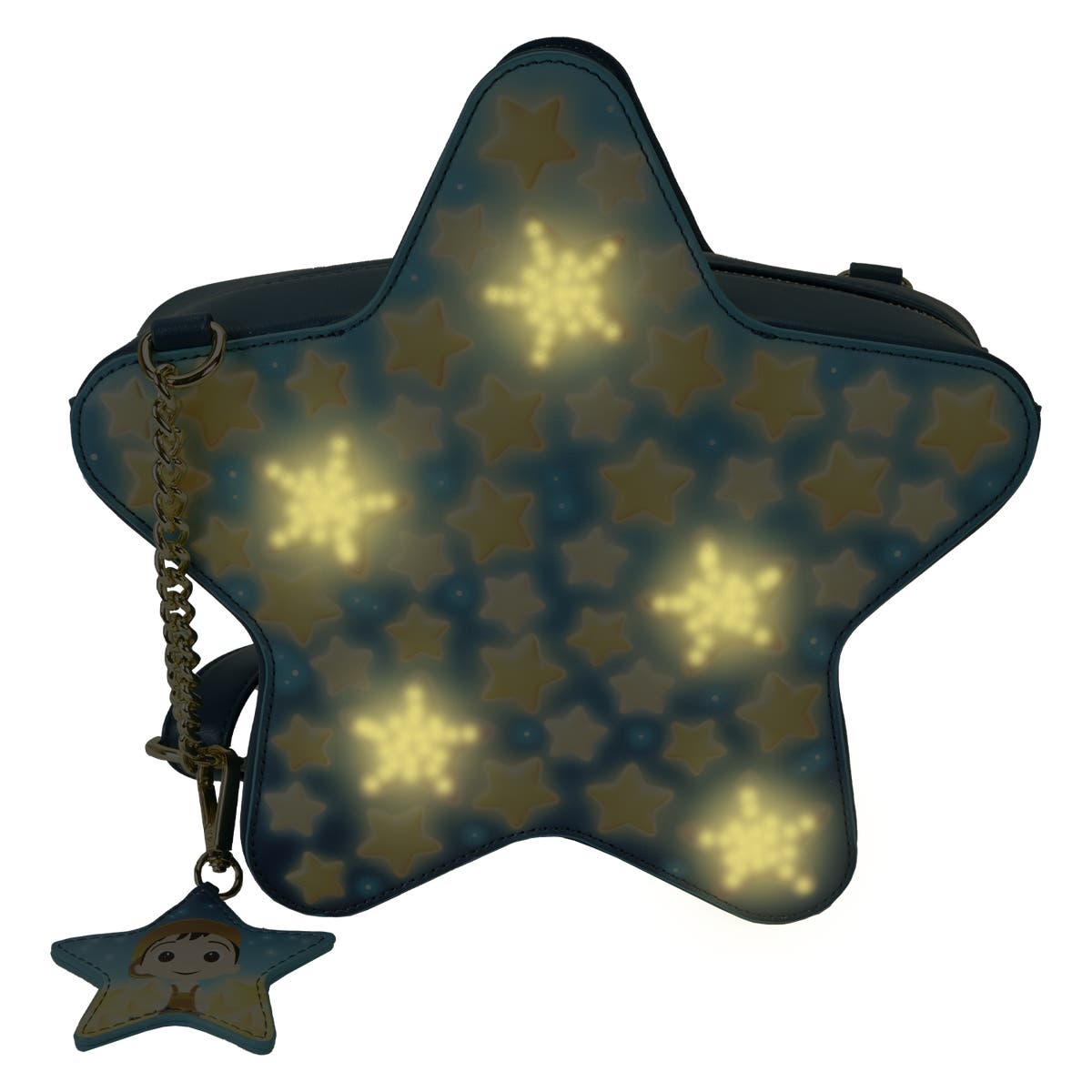La Luna Star Shaped Figural Light Up Crossbody Bag | Three Little 