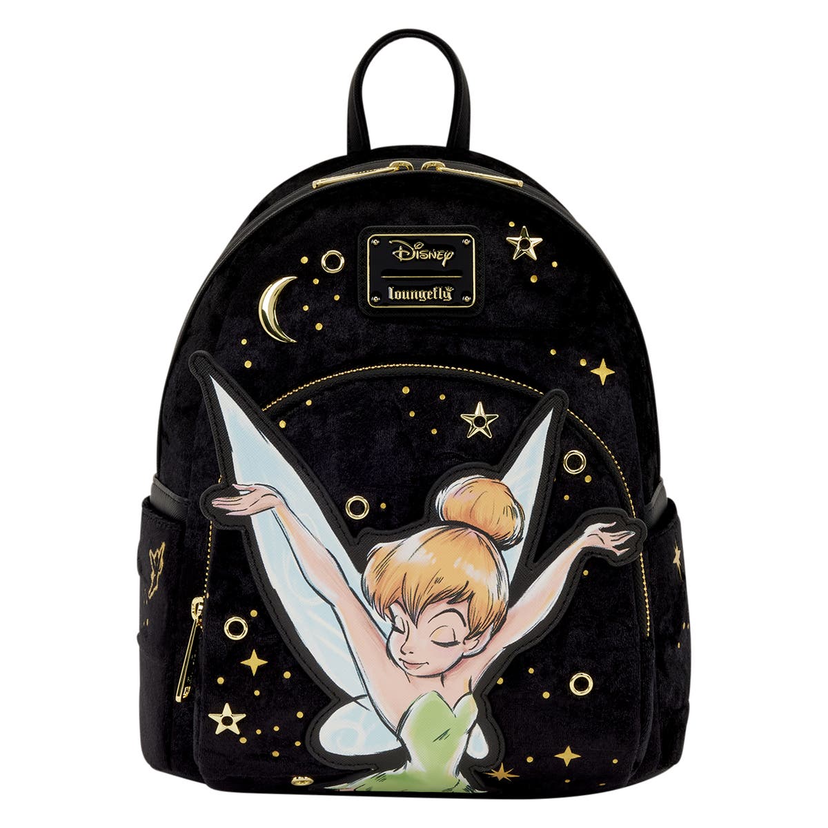Disney Tinker Bell Pixie Dust Velvet Mini Backpack | Three  display picture 1