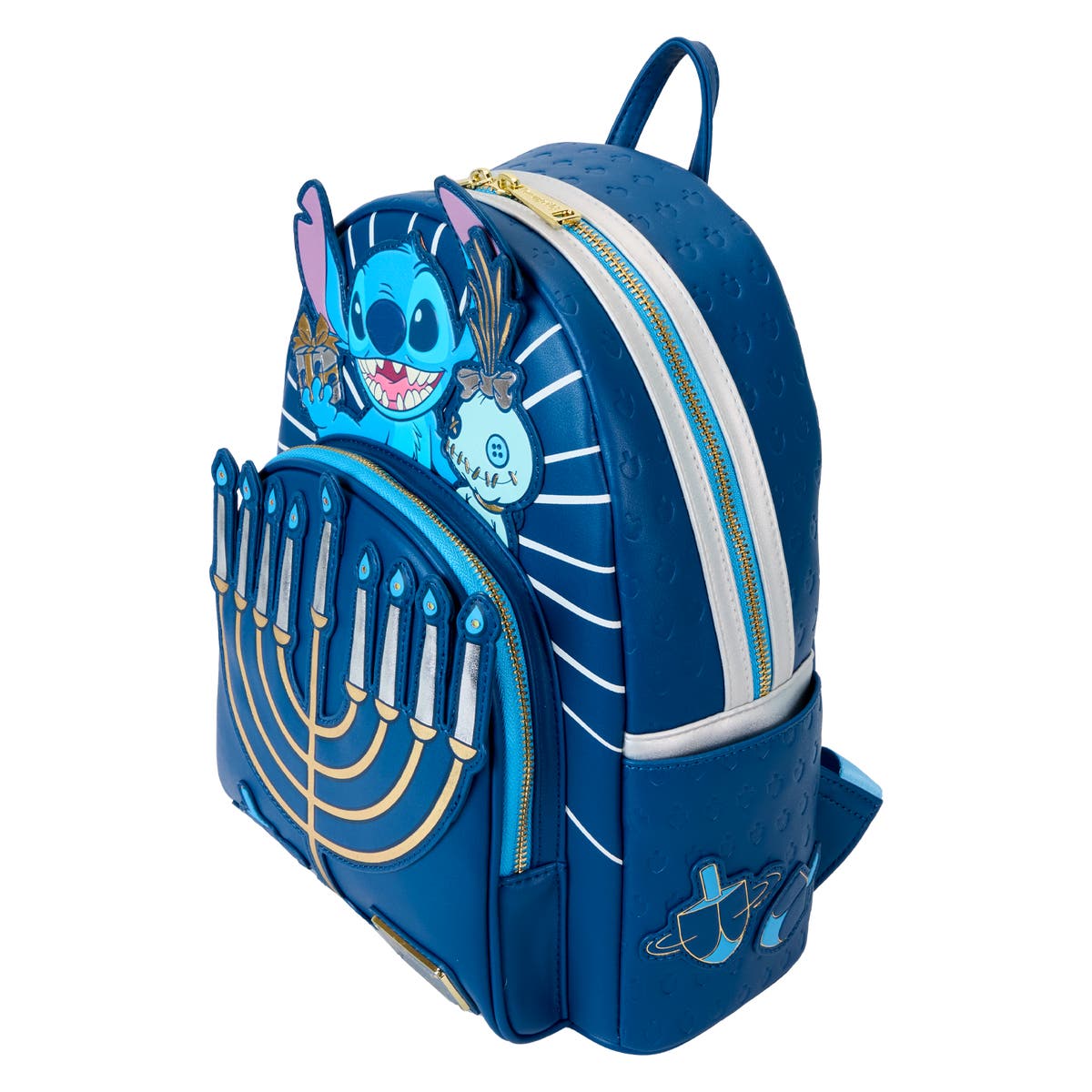 Stitch Hanukkah Menorah Light Up Mini Backpack NWT​ Amazon.com: Loungefly Disney Lilo & Stitch Light Up Menorah  main image 4