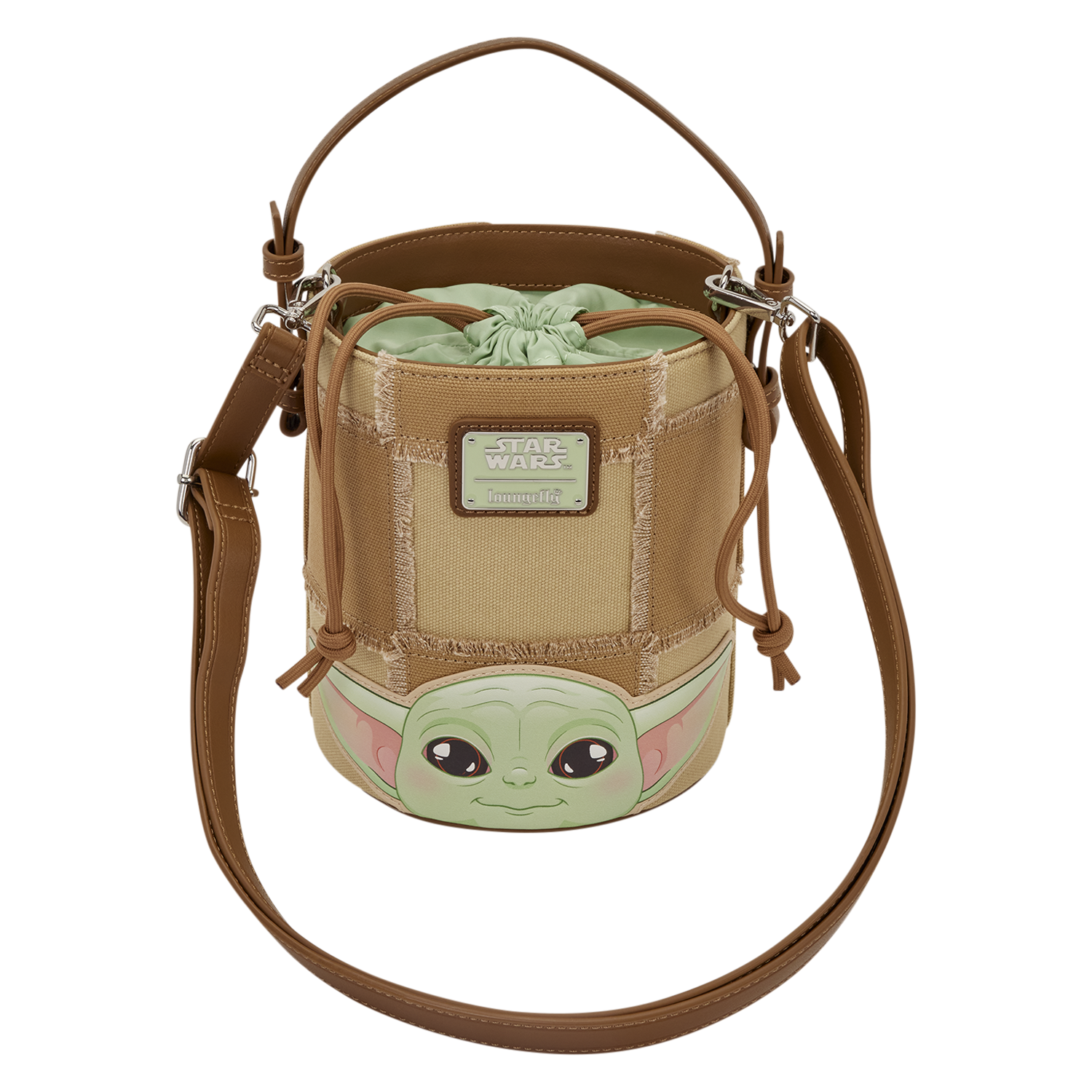 【希少】Grogu Crossbody Bag STAR WARS The Mandalorian Grogu & Anzellan Bucket Crossbody Bag