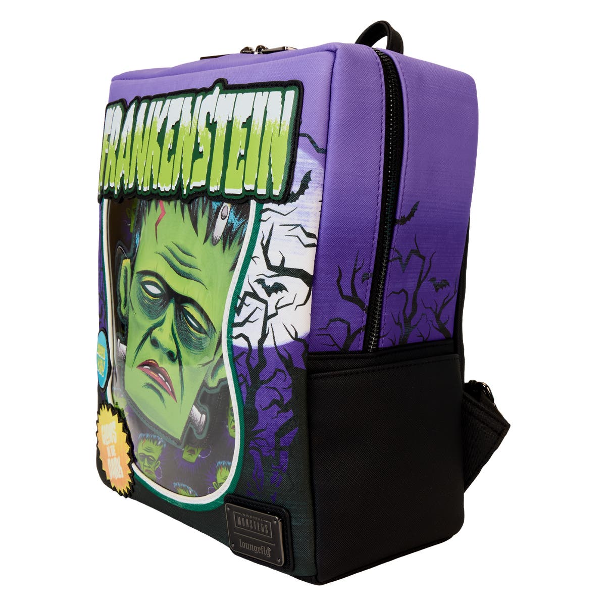 Universal Monsters Frankenstein Mask Glow Mini Backpack With 