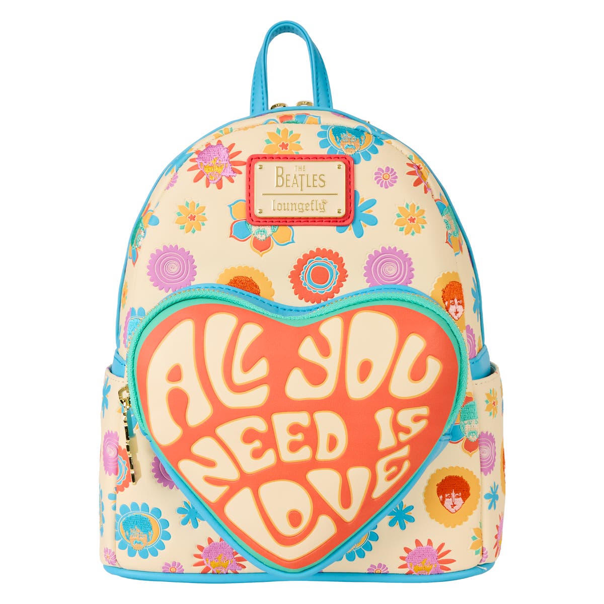 The Beatles All You Need Is Love Mini Backpack | Three Little