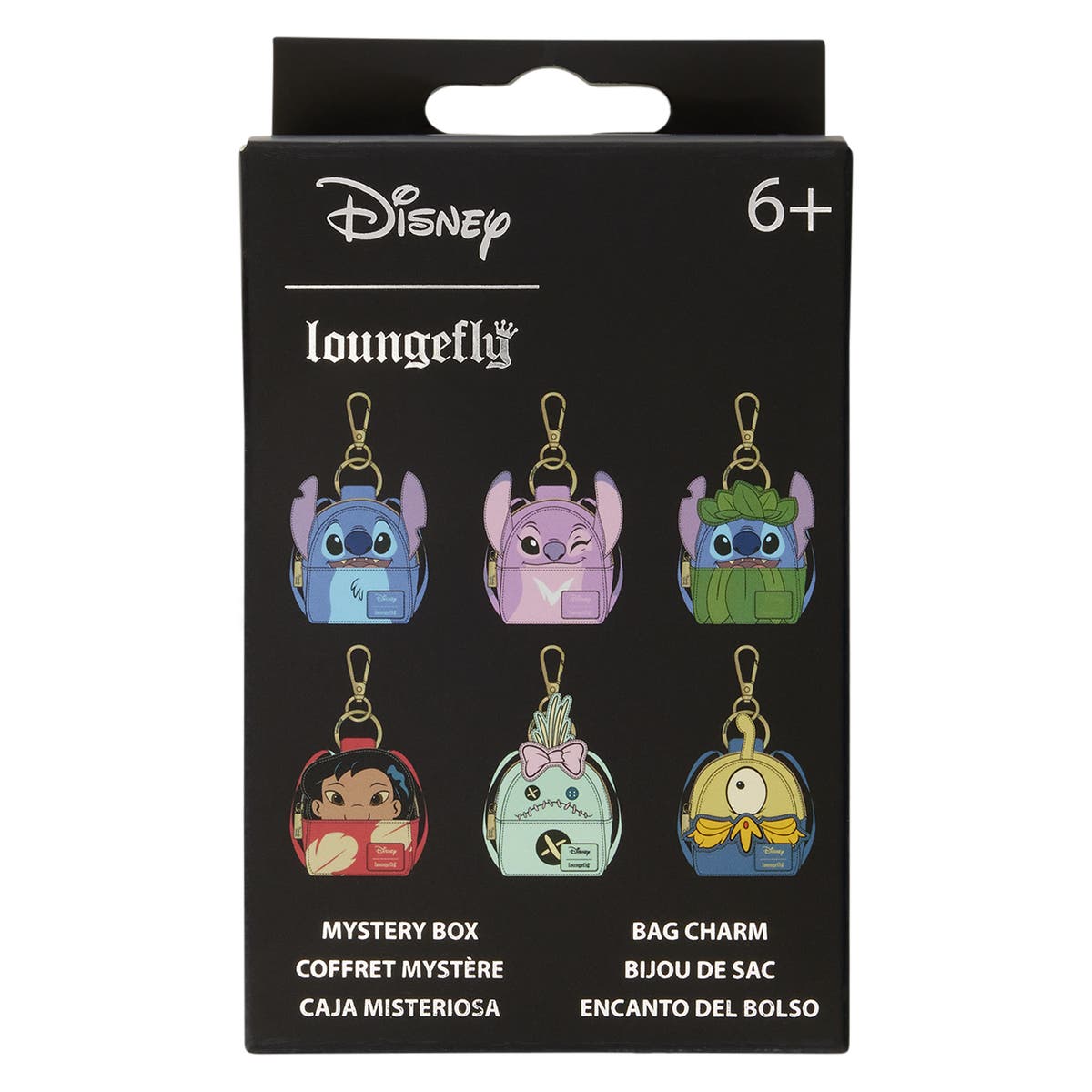 Lilo & Stitch Blind Box Mini Backpack Keychain Charm | Three