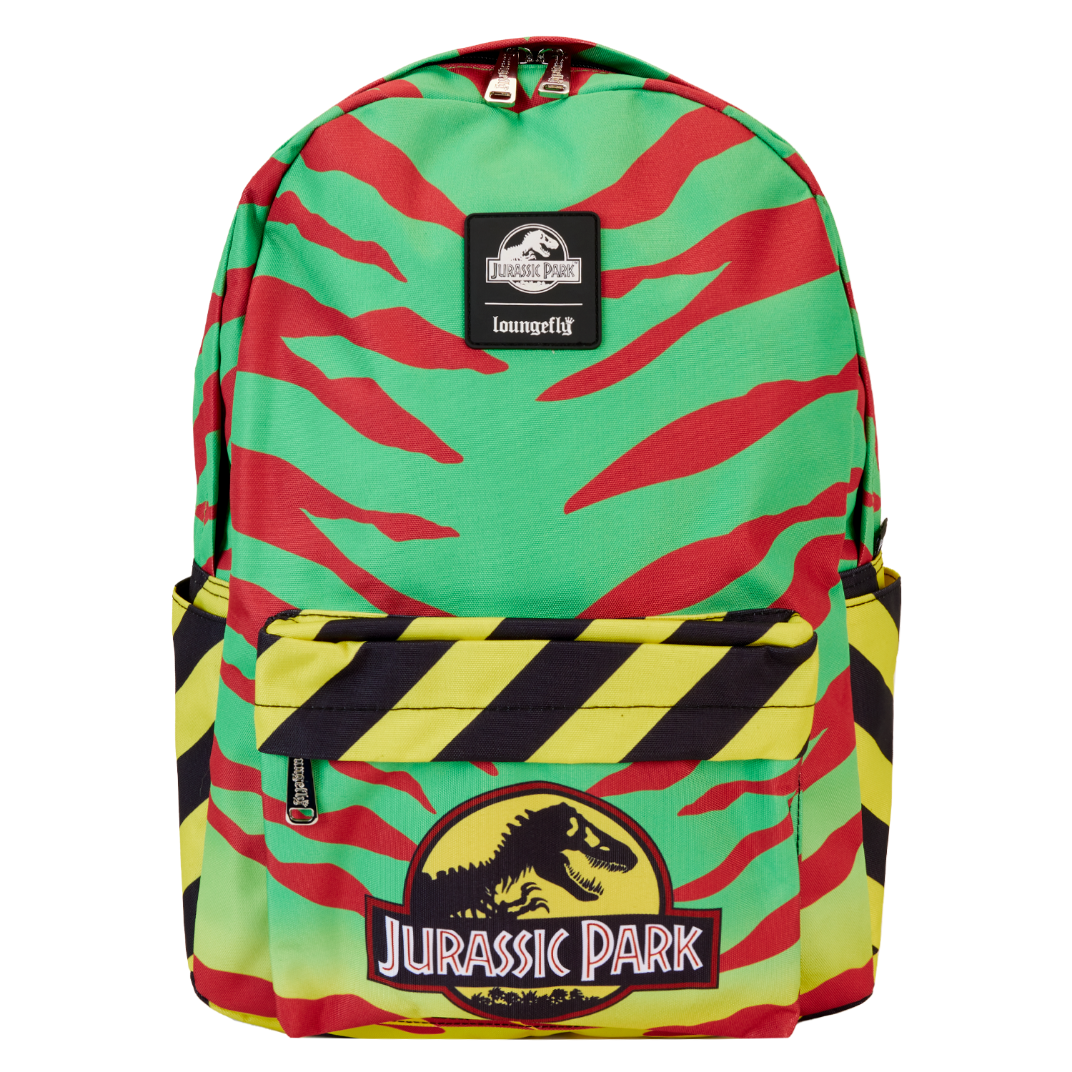 Loungefly Jurassic Park Green and Brown Backpack Loungefly Jurassic Park Dinosaur Jungle Mini-Backpack - EE  main image 2