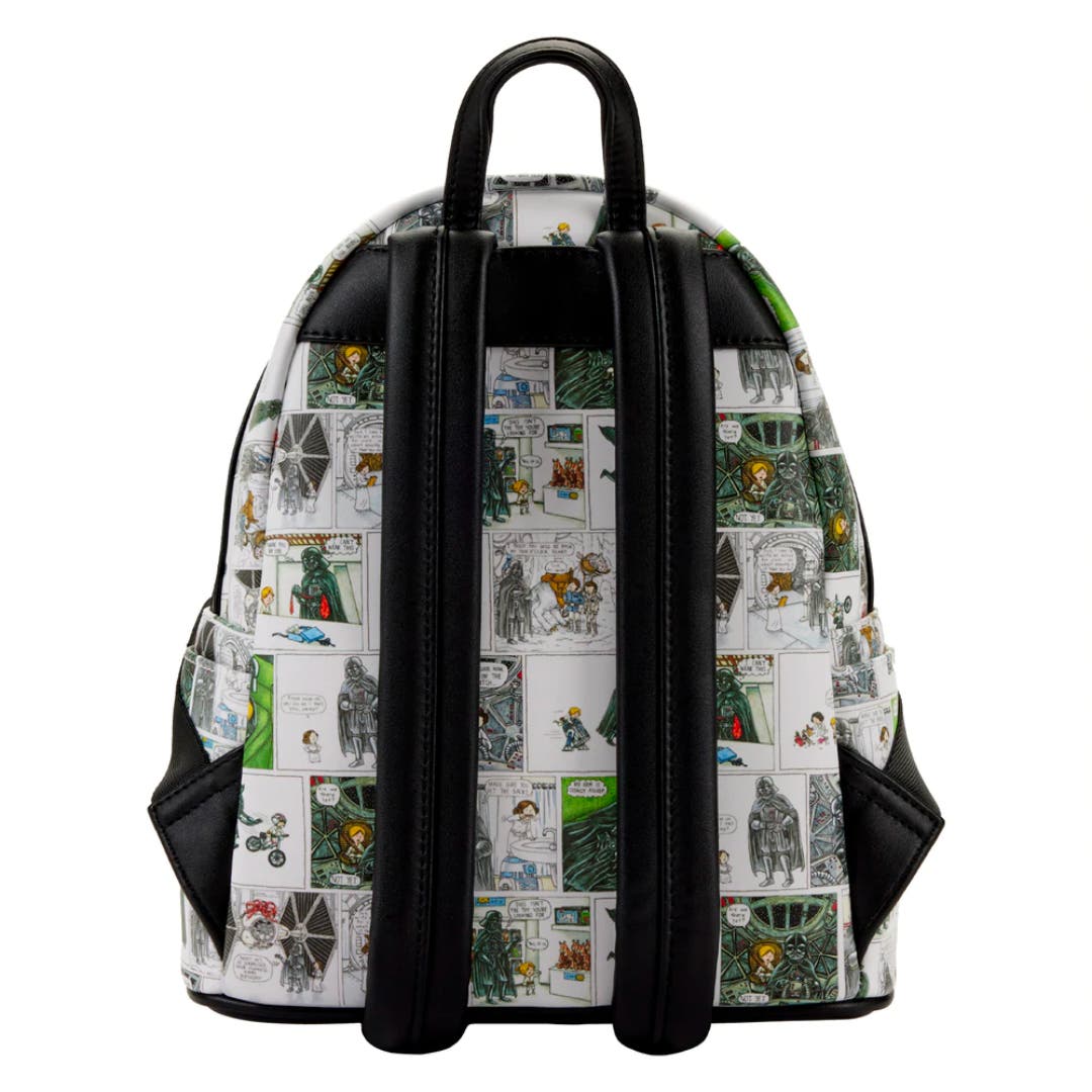 【Lounge Fly】Darth Vader Comic Strip Mini Backpack Loungefly Star Wars Darth Vader Comic Strip Mini Backpack