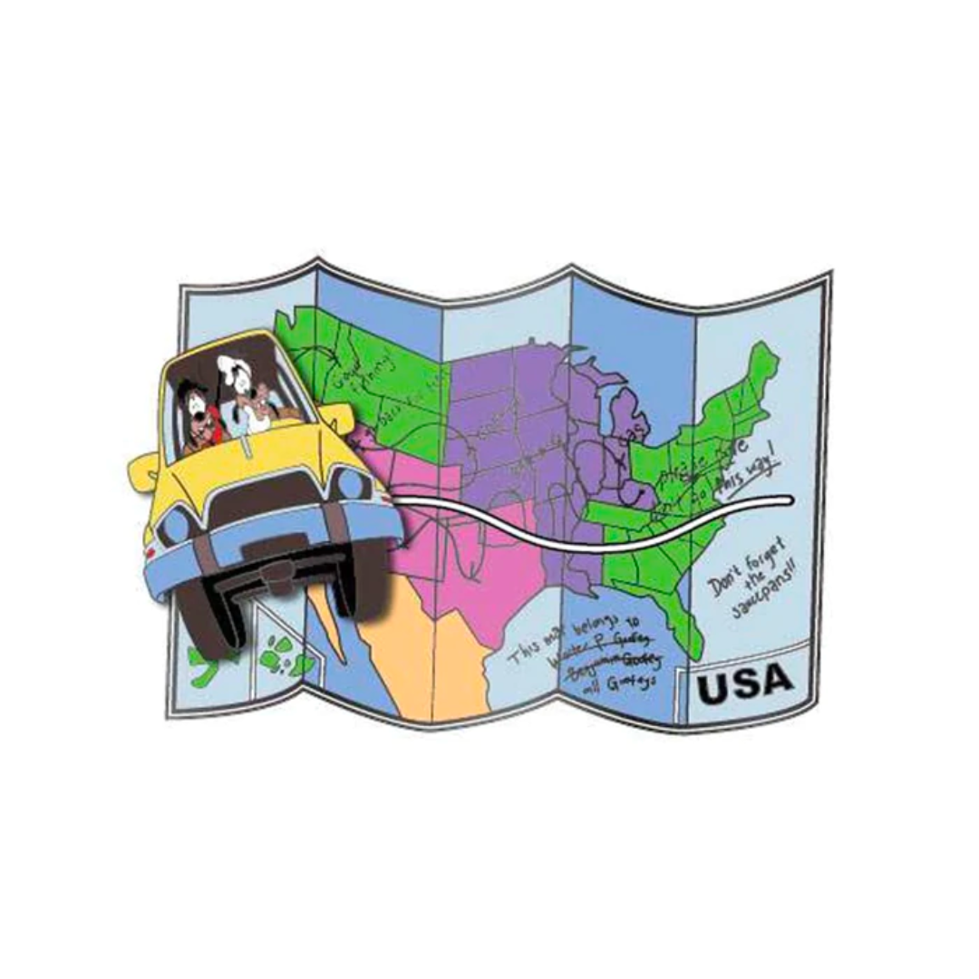 Loungefly Disney Goofy Movie Road Map 3 