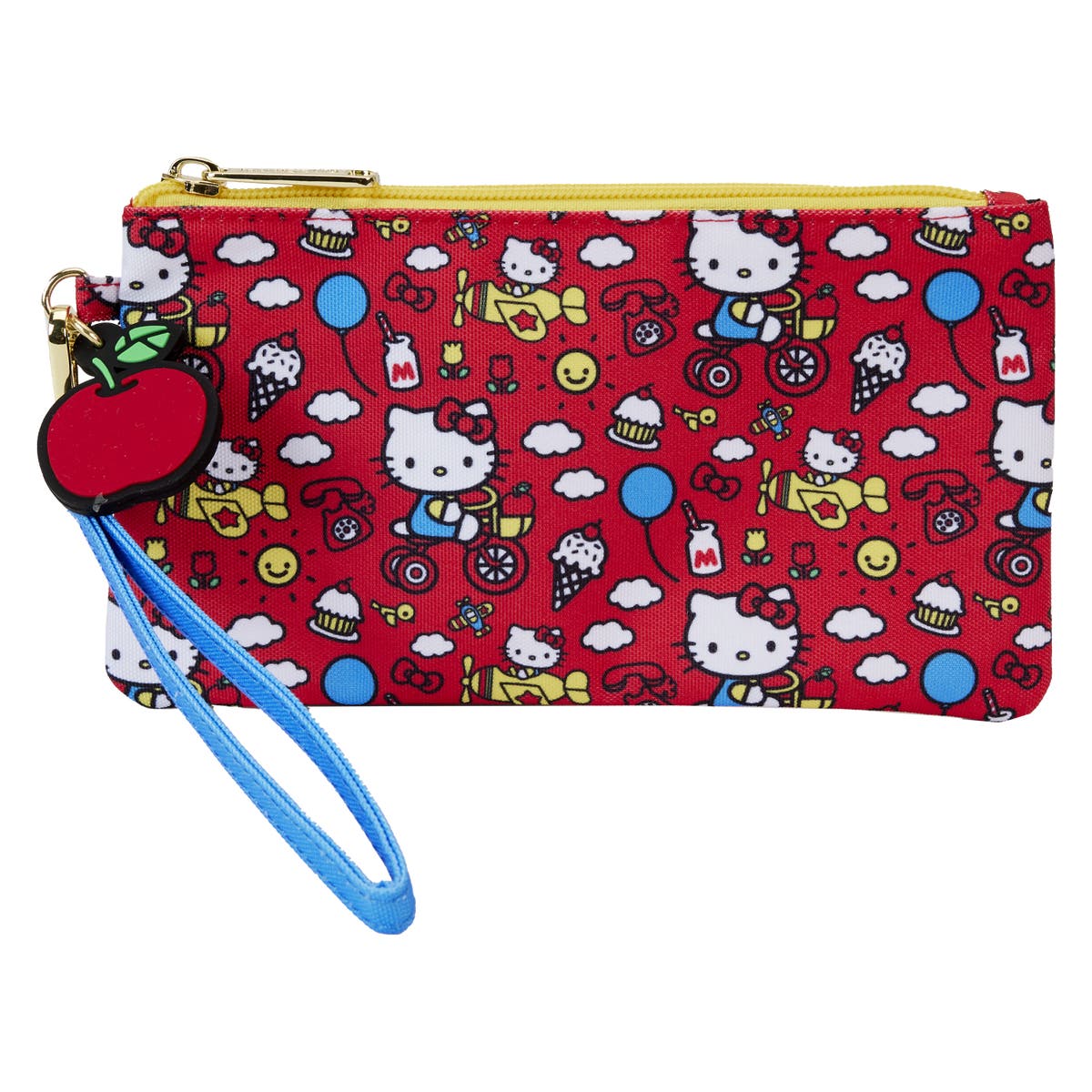 Hello Kitty 50th Anniversary All-Over Print Nylon Zipper Pouch