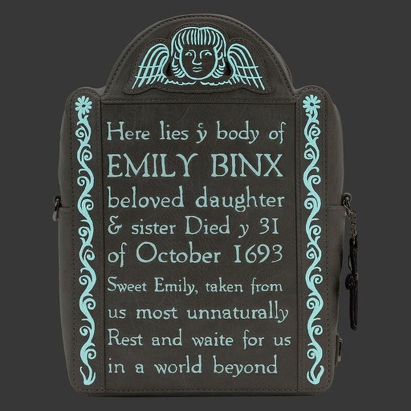 Hocus Pocus Emily Binx Glow Convertible Crossbody Bag  display picture 3