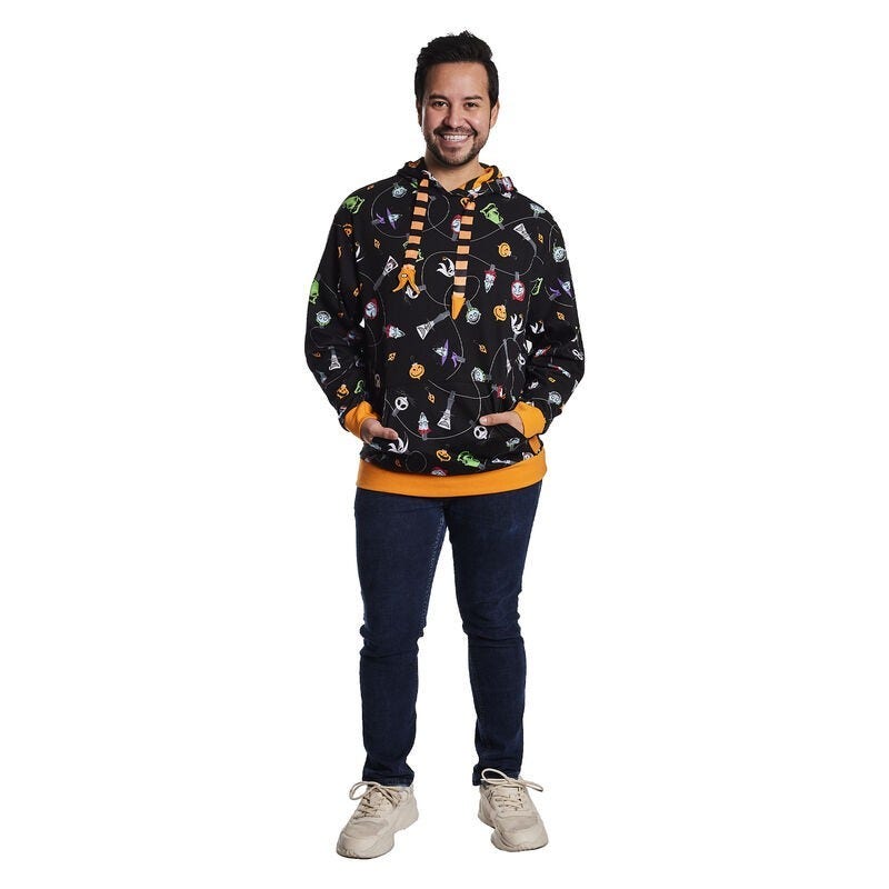 Nightmare Before Christmas Tree String Lights Unisex Hoodie | Three Little  Mingos | Loungefly, Funko & More