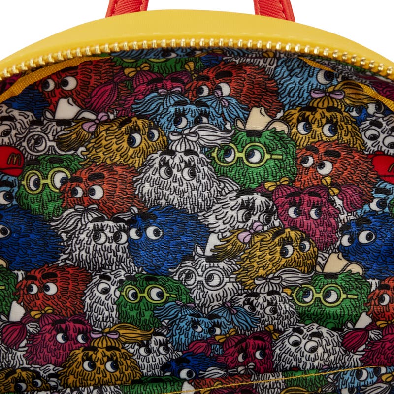 fendi monster backpack mini Fendi Black Shearling and Leather Monster Backpack Fendi