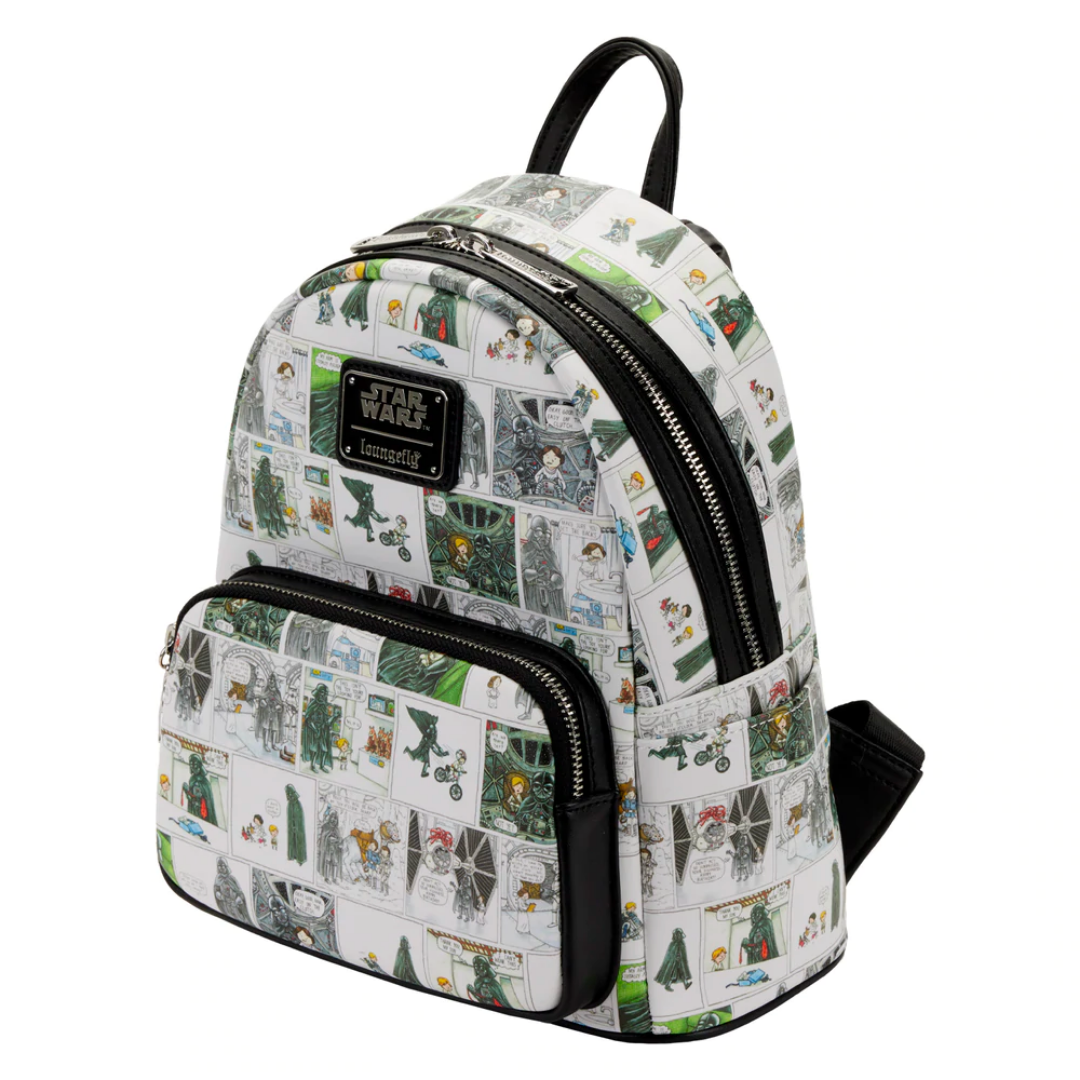 Loungefly Star Wars Darth Vader Comic Strip Mini Backpack  display picture 2
