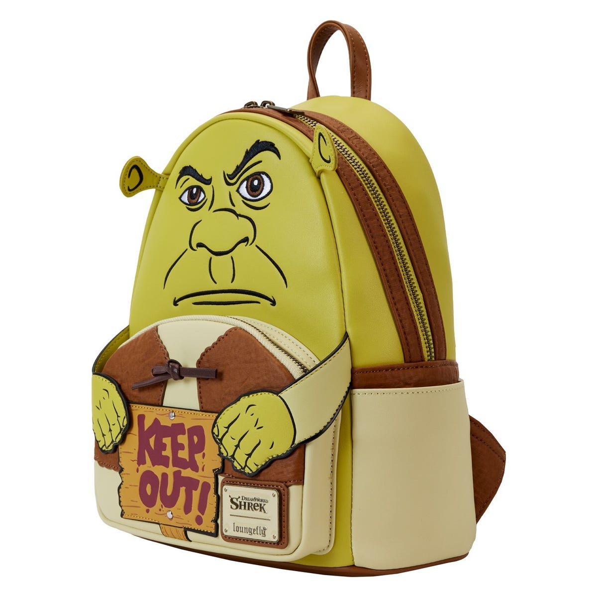 Shrek Keep Out Cosplay Mini Backpack | Three Little Mingos  display picture 2