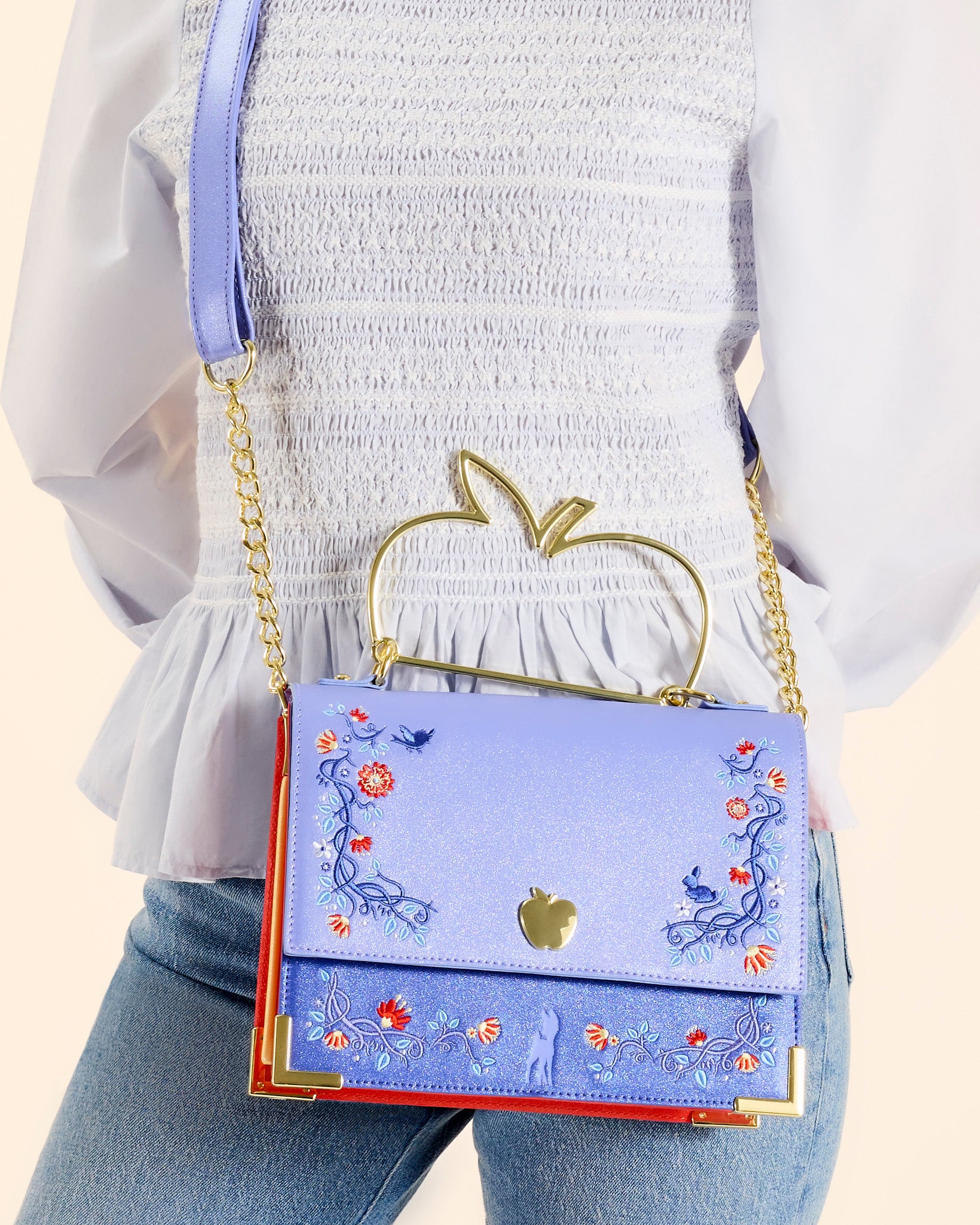 Snow White Shimmer Crossbody Bag | Three Little Mingos | Loungefly