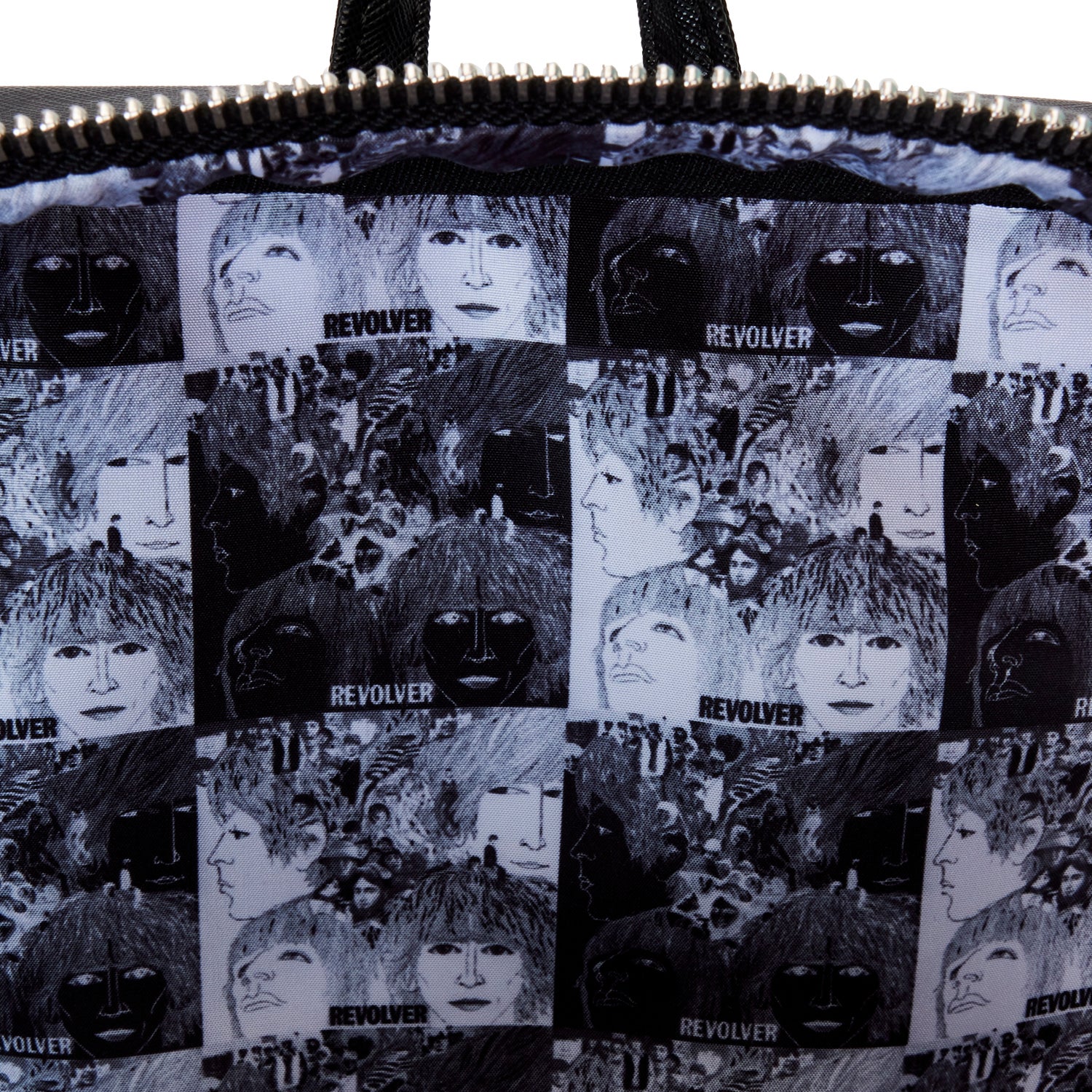The Beatles Revolver Album Cover Mini Backpack with Record Coin