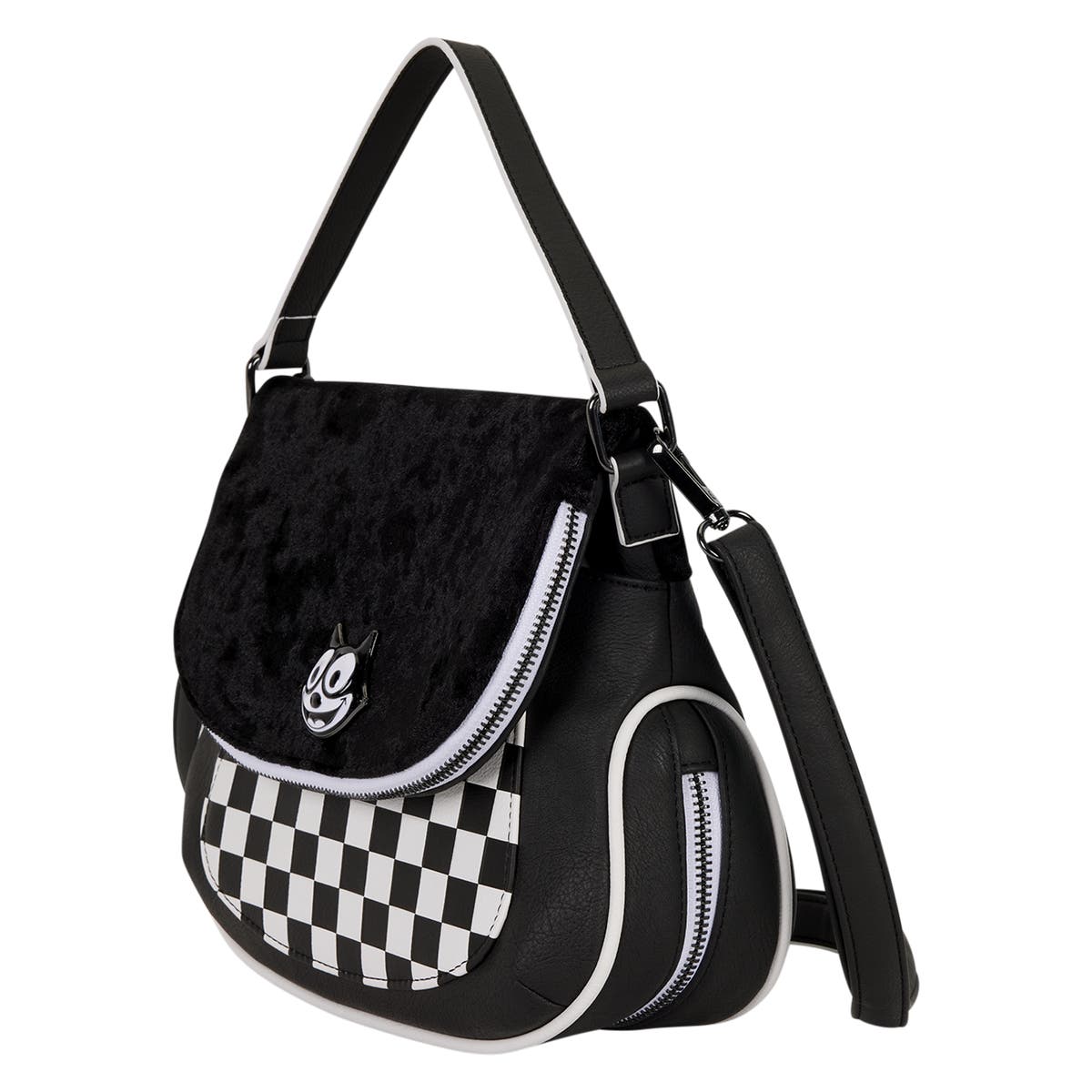 Felix the Cat Crossbody Bag with Lenticular Coin Bag | Three