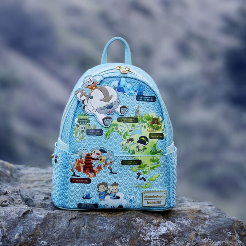 【Lounge Fly】Avatar Last Airbender Fire Dance Mini Backpack Amazon.com: Loungefly Avatar The Last Airbender Fire Dance