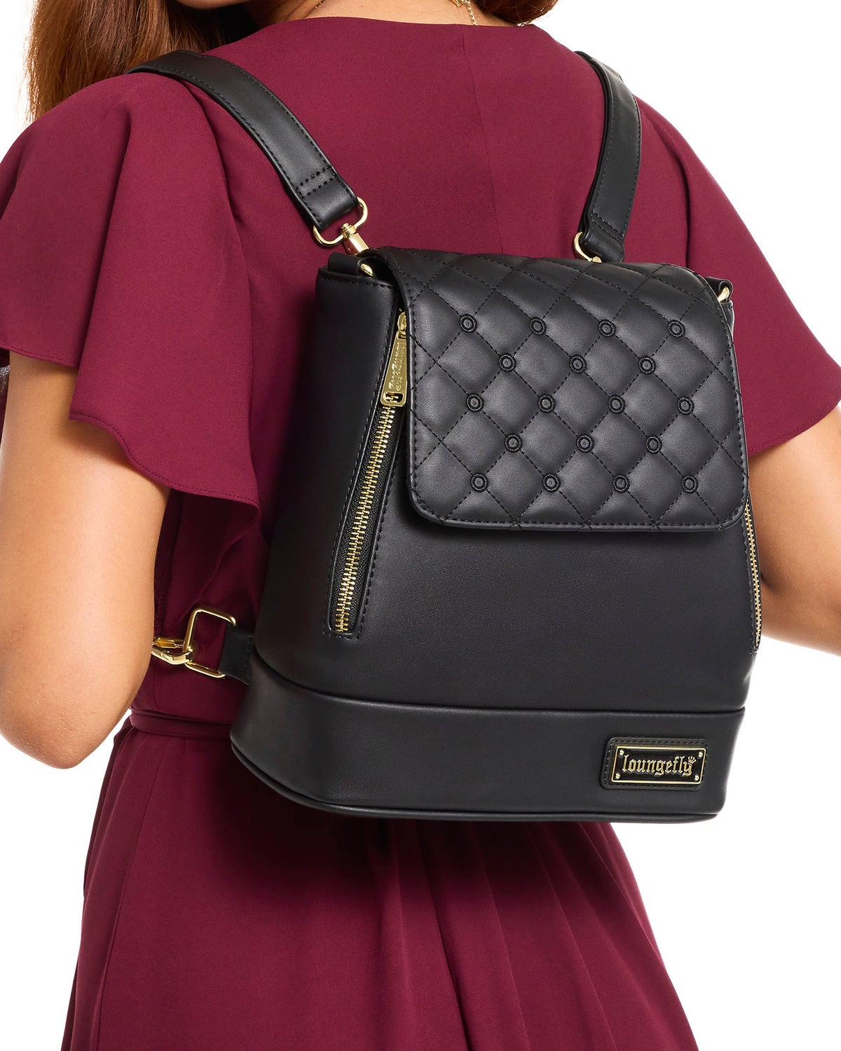 guess varsity pop mini pin up convertible backpack PROMO Minnie Mouse 11-inch Vegan Leather Spring 2025 Release The Lilly Pin Trader Black