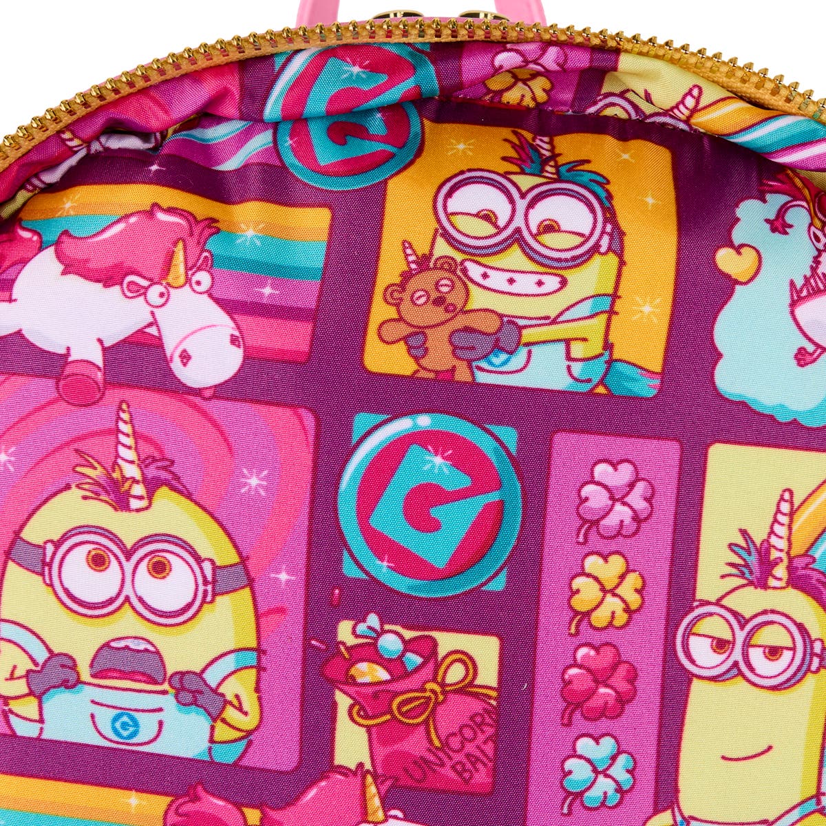 Despicable Me Minions Artist Series Rainbow Mini Canvas Backpack 11\