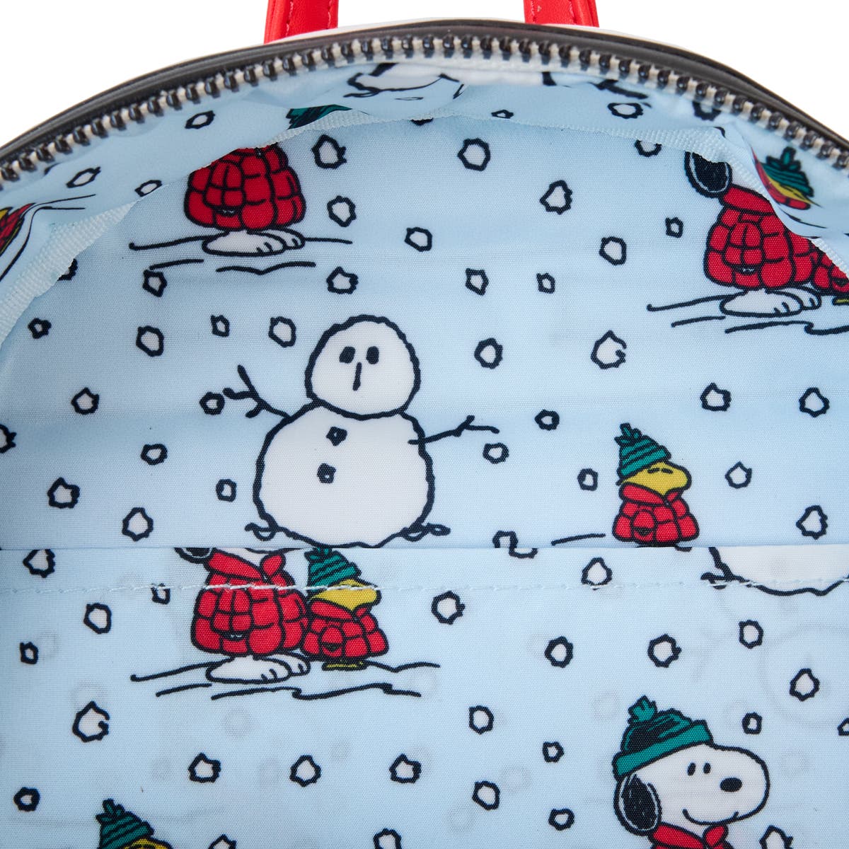 charlie brown ice skating mini backpack Peanuts Sequin Holiday by Loungefly Happiness is dance parties with great friends Loungefly christmas peanuts - Gem