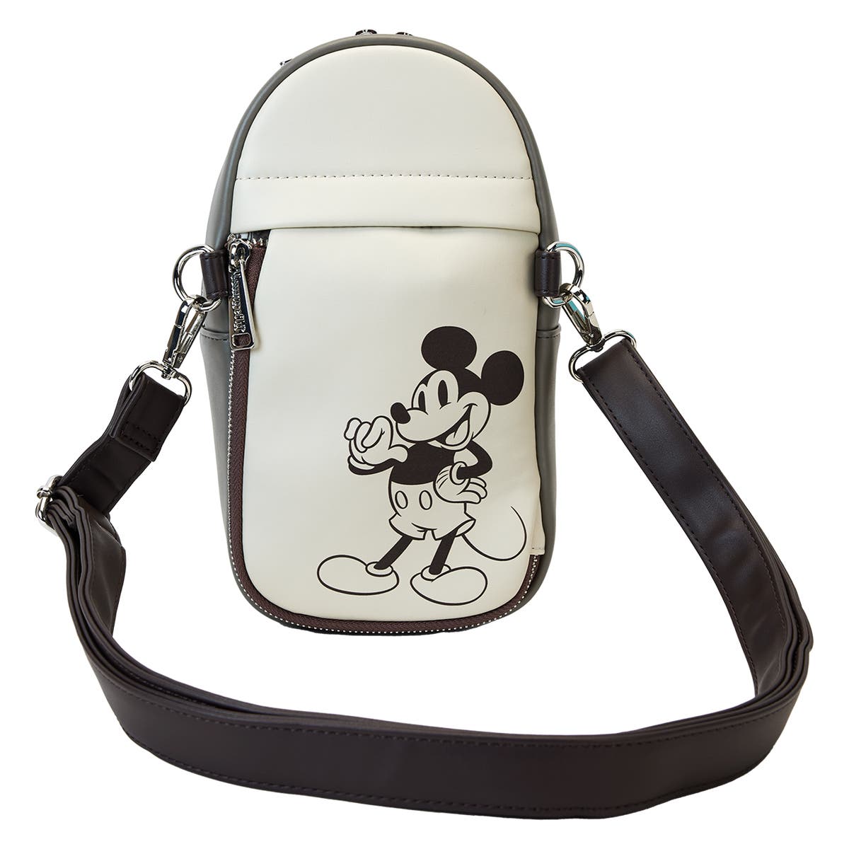 Mickey & Friends Canvas Drink Holder Crossbody Bag | Three