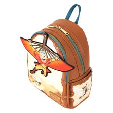 avatar the last airbender mini backpack Loungefly Avatar: Aang Meditation GITD 11" Bac Blueberry Cat backpack features faux leather trim Avatar The Last Airbender Nickelodeon