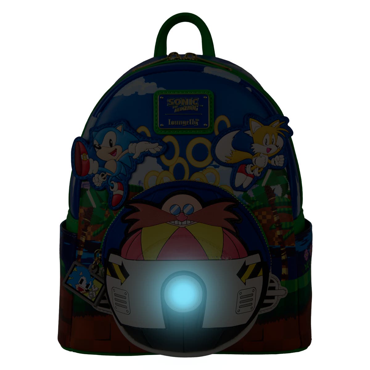 Sonic The Hedgehog Light Up Mini Backpack Loungefly Sonic the Hedgehog Shadow Cosplay Mini Backpack  main image 4