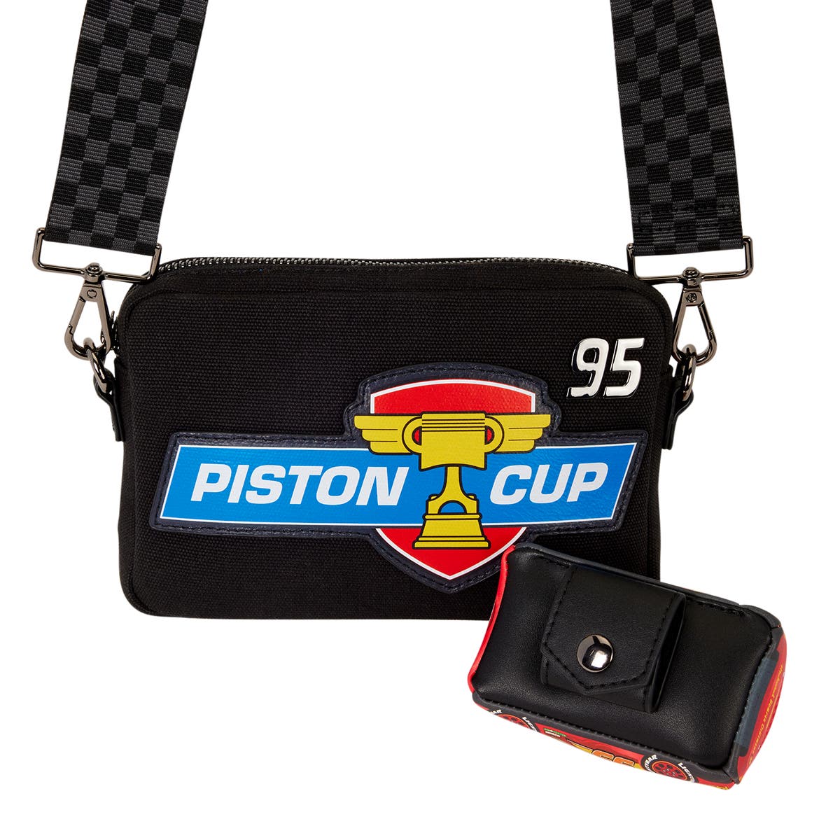 Cars Piston Cup Sling Crossbody Bag | Three Little Mingos