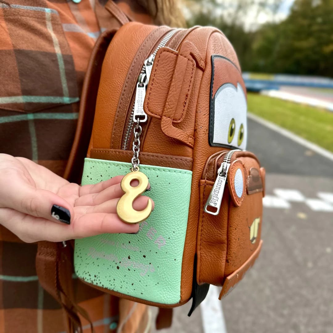 Loungefly Disney Pixar Cars Mater Cosplay Mini Backpack  display picture 1