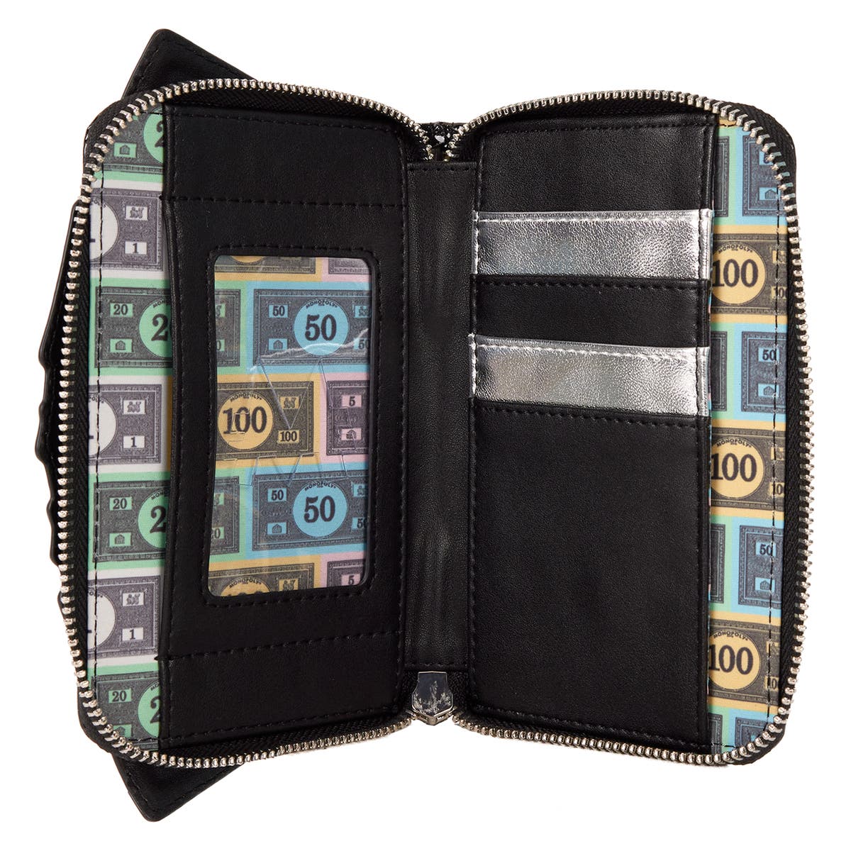 Hasbro Monopoly Money Zip Around Wallet | Three Little